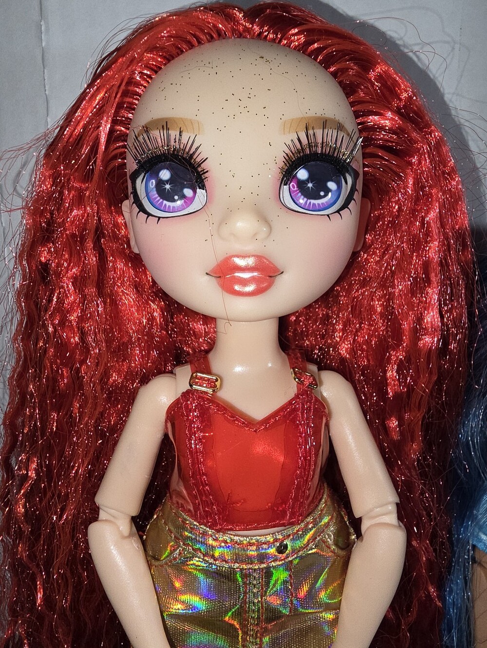 🌈 Rainbow High Dolls Ruby Anderson Skyler PJ Party Red Hair Blue Hair - Picture 3 of 4